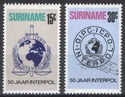 Surinam 1973  Interpol