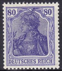 1920  Freimarke: Germania in Type I