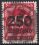 1923  Freimarke mit neuem Wertaufdruck