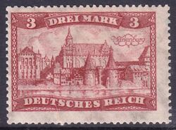 1924  Freimarke: Bauwerke  3 Mark