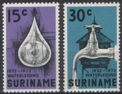 Surinam 1972  Wasserwerke