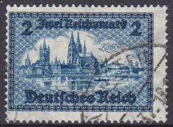 1930  Freimarke: Wertbezeichnung "Reichsmark" statt Mark