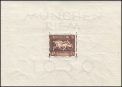 1936  Galopprennen "Das Braune Band von Deutschland" - Block