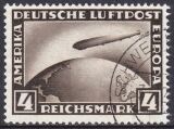 1928  Flugpostmarke: Luftschiff "Graf Zeppelin LZ...