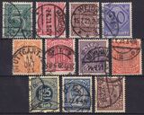 1920  Dienstmarken für alle Länder ohne Ablösungsziffer