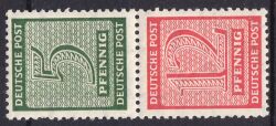 1945  Freimarken: Ziffern