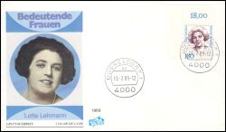 1989  Freimarken: Frauen der deutschen Geschichte