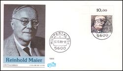 1989  100. Geburtstag von Reinhold Maier - Politiker
