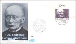 1991  100. Todestag von Ludwig Windthorst - Politiker