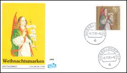 1991  Weihnachten: 500. Todestag von Martin Schongauer