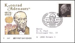 1992  25. Todestag von Konrad Adenauer - Politiker
