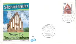1992  Freimarke: Sehenswürdigkeiten