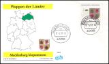 1993  Wappen der Lnder der BRD - Mecklenburg-Vorpommern