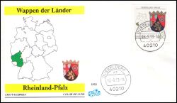 1993  Wappen der Länder der BRD - Rheinland-Pfalz