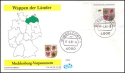 1993  Wappen der Länder der BRD - Mecklenburg-Vorpommern