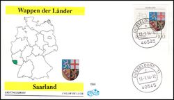 1994  Wappen der Lnder der BRD - Saarland