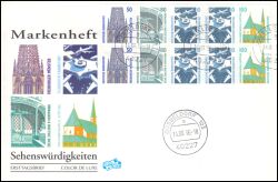 1996  Freimarken: Sehenswürdigkeiten aus Markenheftchen
