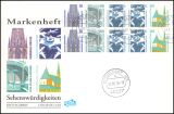 1996  Freimarken: Sehenswrdigkeiten aus Markenheftchen