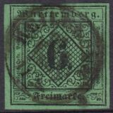 1851  Freimarke: Ziffern