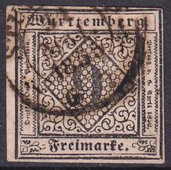 1851  Freimarke: Ziffern