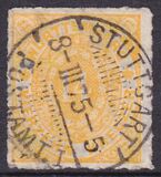 1869  Freimarke: Ziffer im Oval