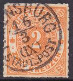 1869  Freimarke: Ziffer im Oval