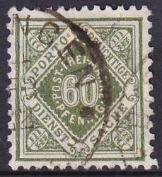 1921  Dienstmarke: Ziffer in Raute