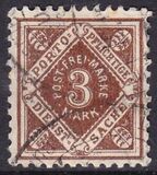 1921  Dienstmarke: Ziffer in Raute