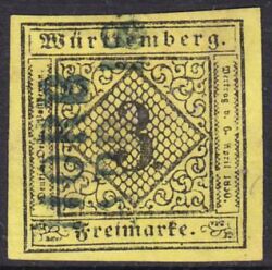 1851  Freimarke: Ziffern