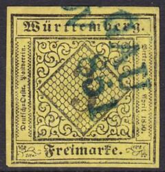 1851  Freimarke: Ziffern
