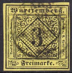1851  Freimarke: Ziffern