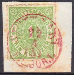 1869  Freimarke: Ziffer im Oval