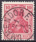 Nr. 0160 - Nachverwendeter Württembergstempel -...