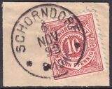 1875  Freimarke: weiße Ziffer im Kreis
