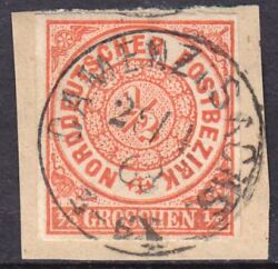 1868  Freimarken mit Talerwährung