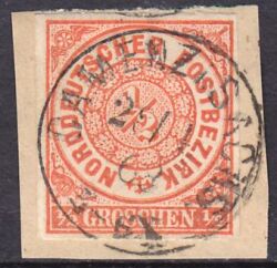 1868  Freimarken mit Talerwhrung