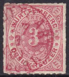 1869  Freimarke: Ziffer im Oval