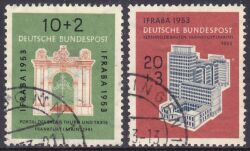 1953  Internationale Briefmarkenausstellung "IFRABA" - Satz
