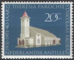 Niederl. Antillen 1971  Kirche auf Aruba