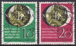 1951  Nationale Briefmarkenausstellung Wuppertal - Satz