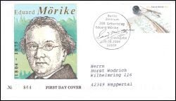 2004  200. Geburtstag von Eduard Mörike - Schriftsteller