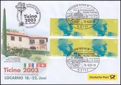 2003  Ausstellungsbeleg Nr. 81 - Tricino 2003 Locarno