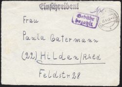 Briefvorderseite
