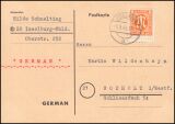 Fernpostkarte - EF