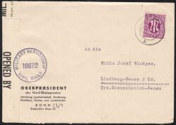 Fernbrief - EF - Zensurpost