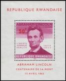 Ruanda 1965  100. Todestag von Abraham Lincoln