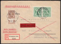 Fernbrief Einschreiben per Eilboten - MiF