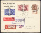 1946  Fernbrief per Einschreiben - MiF