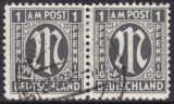 1945  Freimarke: AM-Post  deutscher Druck