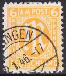 1945  Freimarke: AM-Post  deutscher Druck